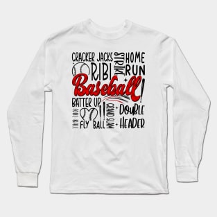 Glitter Baseball Long Sleeve T-Shirt